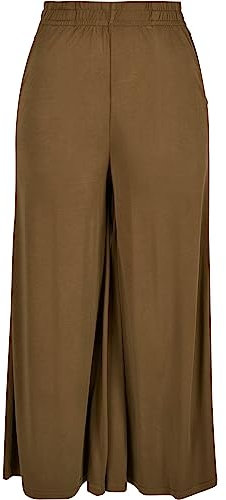 Urban Classics Femme Hose Ladies Modal Culotte Pantalon Not Applicable, summerolive, S