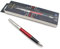 Parker Jotter Stainless Steel Fountain Pen - Kensington Red Lacquer - Medium Nib - London Edition