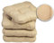 sunnypillow 4er Set Stuhlkissen 45x45 cm Bequeme 8cm Polsterauflage Auflage für Stühle/Bänke in Haus und Garten Sitzkissen Sitzauflage Gartenkissen viele Farben zur Auswahl Beige