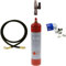 Kit Riparazione Frigorifero asciugatrice cantinetta bombola R290 da 370 Gr. + raccordo spillo 1/4 M + tubo 90cm + valvola foratrice