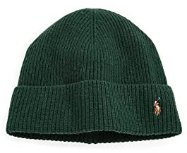 POLO RALPH LAUREN Herren Signature Cuff Hut, College Green, Einheitsgröße