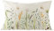 Kissenbezug Frühling 30 x 50 cm, Rechteck Frühling Blumen Dekorativ Kissenhülle, Schön Einseitig aus Leinen Kissenbezug, Frühling Blumen Dekokissen für Sofa Schlafzimmer Wohnzimmer (K, 30x50cm)