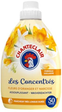 Chanteclair - Assouplissant Concentré, Fleur d'Oranger et Narcisse, Fraîcheur trés Longue Dureé, 50 lavages - 1000 ml