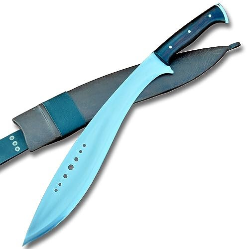 45 cm langes Klingenbuch von Eli Machete-Handgeschmiedetes Machetenmesser-Hochleistungs-Machete-Echtes handgefertigtes Arbeitsmesser