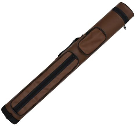 BILMAG Billard Queue Köcher Tasche Queueköcher Queuetasche, Cue Grand Braun, 2/2, 87cm (Braun)