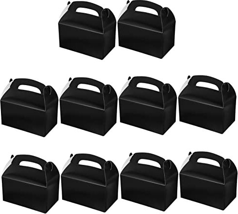 Cabilock Caja 10 Uds. Cartón Embalaje Pastel Cajas Negras Recipiente Para Tarta Queso Recipiente Para Pasteles Pastel Cúpula Cartulina Blanca Caja Embalaje Carta Blanca, O117G32579HQLW