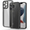 Honeyview Colored Clear Case for iPhone 12 Pro Max with Matte Border, Non-Yellowing, Shockproof, Armour Phone Cover for Apple iPhone 12 Pro Max - Black