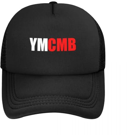 ZTQTQZZ Atmungsaktiv Mesh Baseball Kappe Sporthut YMCMB YMCMB Baseballmütze Strandmütze Derby-Hut Sonnenhut Pferdemütze Herren/Damen