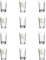 Pasabahce Longdrinkgläser 12er Set Wassergläser 330ml, Trinkgläser Set, Highball Gläser, Longdrink Gläser Set, Cocktail Gläser, Bier Glaser, Cocktailgläser, Spülmaschinenfest (12er Set)