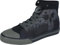 Black Premium by EMP Unisex Zapatillas Altas Negras con Estampado de Calavera en el Lateral EU40