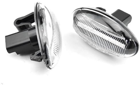 NUOSDEX Seitenblinker Kompatibel Mit Citroen Für C1 C2 C3 C4 Für Xsara Für Picasso Für Berlingo Für Jumpy 1999–2019 2020 Auto-Blinker, Seitenmarkierungsblinker 632570(2)