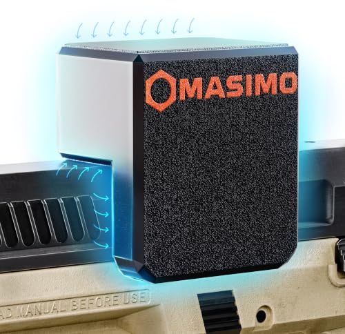 MASIMO Magnetischer Kurzwaffenhalter für den Waffenschrank mit DE-Gebrauchsmusterschutz – bis zu 5 kg Haltekraft, Neodym N45, rutschhemmend, ohne Bohren, Made in Austria