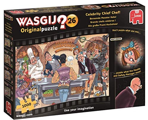 Wasgij Original 26 - Celebrity Chief Chef! 1000 Piece Jigsaw Puzzle