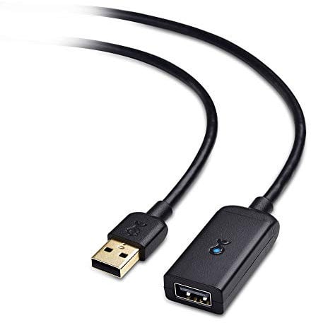 Cable Matters Active USB Extension Cable (Active USB Extender Cable, USB Cable Male to Female) for Webcam, Oculus Sensor, HTC Vive Link Box, Xbox Kinect, PlayStation Camera and More - 5m