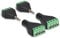 Wvzong 3.5 mm jack plug adapter - to 4-pin audio cable terminal | 2Pcs 3.5mm screw terminal plug + 2Pcs 3.5mm screw terminal sockets