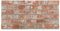 vidaXL 10x 3D Wandpaneel Wasserdicht Tapete Wandpaneele Wandtattoo Paneele Wanddeko Wandverblender Wandverkleidung Rot Backstein-Optik EPS