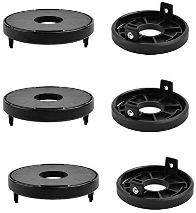 6 Stück Trimmer Spulenabdeckung, Rasentrimmer Spulenkappe Rasenmäher Ersatzteil für Einhell GE-CT 36/30 Li E SOLO für AGILLO 36/255 BL