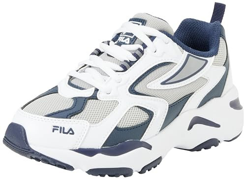FILA CR-CW02 RAY Tracer Kids Sneaker, Gray Violet Navy, 31 EU