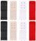 8 Stück BH Verlängerung, Bra Extender, Haken Erweiterung Gurt für Frauen-BH, 3 Reihen 2 Knöpfe BH-Verlängerung, Elastisches Verlängerungs Set, BH Trägerverlängerungs Set (Weiß/Rot/Schwarz/Hautfarben)