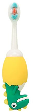 Gatuida Kinderzahnbürste Dinosaurier Cartoon Silikon Extra Weiche Borsten Für Empfindliches Zahnfleisch Mundpflege Für Kinder Für Jungen Und Mädchen