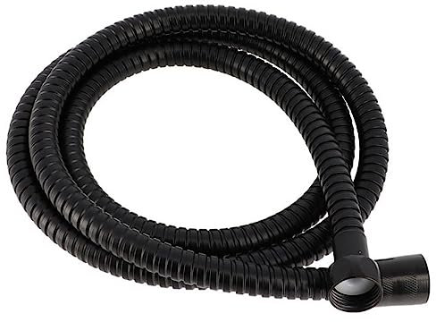 Tuyau de douche, flexible de douche en acier inoxydable, couleur noir mat, longueur 150 cm