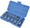 Square Wrench Hex Bit Socket Set 40 Pieces 1 4in 3 8in 1 2in Auto Maintenance Repair with Tool Box,Improved Torsion & Hardness, Resistant, Chamfer for Smooth Insertion, Size