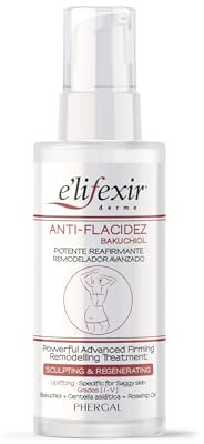 Elifexir | Olio Anti-Flaccidità Bakuchiol | Rassoda, Rigenera, Idrata e Dona Elasticità | Con Bakuchiol, Centella Asiatica e Rosa Mosqueta BIO | Adatto in Gravidanza | 100 ml