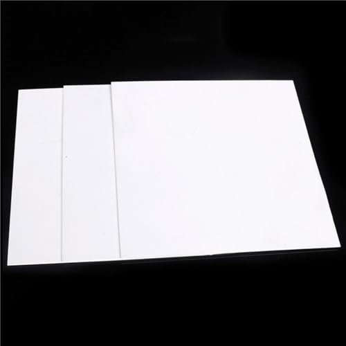 Acrylplatte* Polycarbonat-Kunststoffplatten, PVC-Platten, Kunststoffplatten, T 0,2 0,3 1 mm Polyvinylchloridplatten, L 200 mm, weiß-schwarze PVC-Kunststoffplatte, 20 Stück (Schwarz, 0,8 x 100 x 200 mm