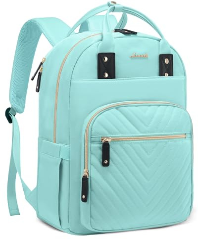 LOVEVOOK Laptop Backpack Women, 15.6 Inch Rucksack Bag for School Travel