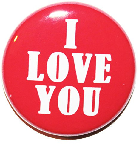 Button Zombie Mini 'LOVE YOU LOTS LIKE JELLY TOTS' Fridge Magnets (1.25 Inch/32mm) MADE IN UK (I Love You Style 1, 1)