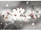 Runa Art Fototapete Blumen Magnolien Modern Vlies Wohnzimmer Schlafzimmer - Made in Germany - Schwarz Weiss 9234010a