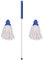IDEAL 365 Mop Bundle with Blue CHSA Approved Polyester Mop Heads & 135cm Aluminium Handle for Floor Cleaning