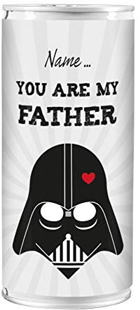 Lustapotheke® 1 l Bierdose Premium Lager - You are my father - mit Namensaufdruck - das Biergeschenk zum Vatertag