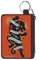 Buckle-Down The Wizarding World of Harry Potter Geldbörse, Zip Clutch, Harry Potter Gryffindor Lion Traits Tattoo Orange, Canvas, Harry Potter, 11 cm x 8 cm