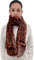 Lina & Lily Damen Winter Kunstpelz Schal mit Taschen (Leopard Braun)
