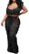 KEERADS Lässig Handhäkeln Quaste Passender Strand Zweiteiler Spaghettiträger Crop Top und gestrickte Hose mit weitem Bein Sexy Trainingsanzug Sporthose Damen Knielang