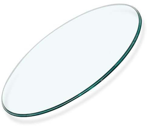 Glasplatte Ø 80cm Gehärtete Glasplatte Tisch Glasplatte Glaspanel Aus Gehärtetem Glas Runde Temperierte Glas Tischplatte (Size : Ø 70cm(28Inch))