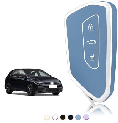 TOOMUME Schlüsselhülle, Autoschlüssel Hülle Passt für Cupra Born Formentor für VW Volkswagen Golf 8 MK8 Seat Leon MK4 Ateca Tarraco Skoda Octavia 8, Schlüsselcover Schutz Schlüssel Gehäuse - Smart Key