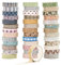 Songdao 20 Rollen Washi Tape Set Kreative Basic Dünn Dekorative Bänder für Kunst, DIY Handwerk, Bullet Journals, Planer, Scrapbooking, Verpackung (Collection 4-Romance)