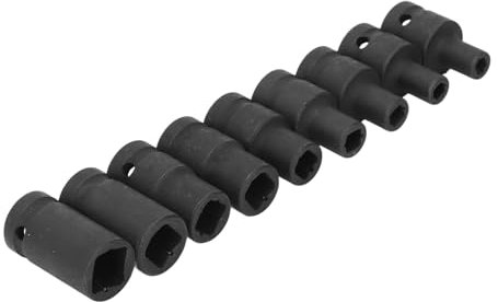 Yunir Gewindebohrer-Steckschlüssel, 1/2 Zoll Cr-Molybdän-Stahl-Antrieb, Vierkant-Steckschlüsselsatz, Antriebs-Gewindebohrer-Steckschlüssel-Adapter, Windeisen für Elektro-Pneumatik-Handschlüssel