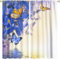 Vorhang Kinderzimmer Blumentier Schmetterling Kinder Vorhänge Mit Ösen Polyester Gardinen Thermovorhang Blickdicht Ösenschal Kindergardinen 150X166 cm (B + H) Für Wohnzimmer,2Er Set-818881879