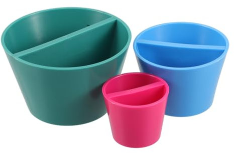 Uonlytech 3 Piezas Kit de Herramientas para Cerámica de Moldes de Cono de Borde de Plástico para Tazas Jarras y Jarrones de Arcilla para Proyectos de Pintura y Cerámica Diy
