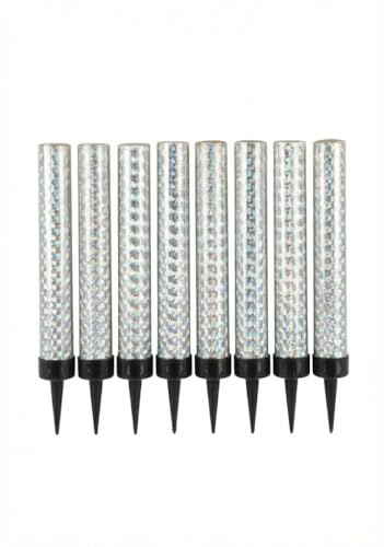 TC Toys 8X Silver Ice Fountain Candles for Cakes & Bottles (12cm) – Indoor Sparklers for Birthdays, Weddings & VIP Bottle Service – Low Smoke, Gold Sparkle Effect Cake Toppers