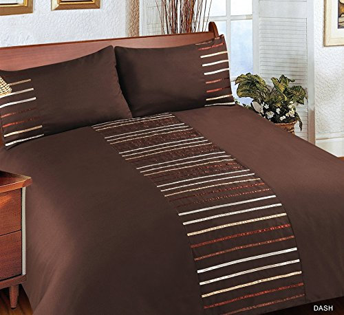 Rapport Manhattan Bettbezug-Set, braun, Einzelbett