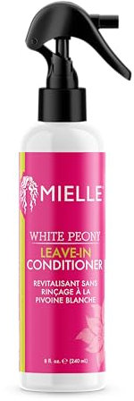 Mielle Organics White Peony Sulfate-Free Leave-In Conditioner, Colour Safe, 227 ml (Pack of 1)