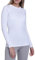TCA Thermounterwäsche Damen Extra Warm - Thermo Unterwäsche für Sport - Thermoshirt Funktionsshirt Langarm - Kompressions Laufoberteil - Weiss, XL