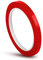 Jagowa 1 nastro isolante largo 5 mm resistente alle alte temperature nastro adesivo grafico grafico nastro adesivo per ufficio griglia marcatura (rosso)