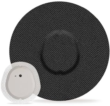 funpatch Dexcom G7 pflaster Wasserdicht 20er Pack Dexcom Overpatch für G7 Flexibles CGM Band Hypoallergen & Latexfrei Stelo OverPatch für 10 Tage langen Aufenthalt ohne Kleber in der Mitte, Schwarz