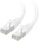 Cable Matters 10Gbps Snagless Short Cat6A Ethernet Cable - 5 ft (SSTP, SFTP Shielded, Cat 6 Network Cable) in White