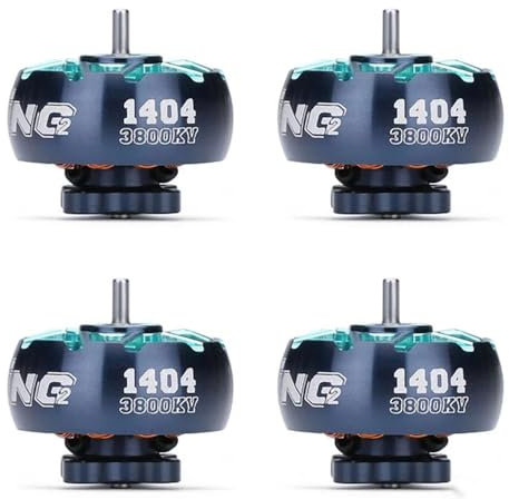 SPARKHOBBY XING2 1404 3800KV 4600KV Ultraleichter bürstenloser Motor 3~4S Lipo 1,5mm Welle Geeignet für 3~4 Zoll Propeller Zahnstocher Drohne (4PCS 1404 3800KV)
